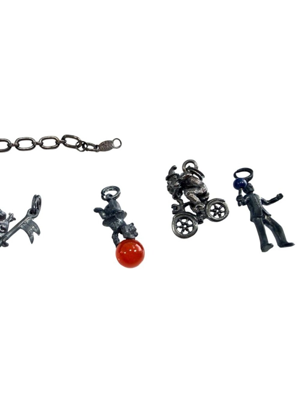 Expressly Yours Circus Charm Bracelet Sterling Silver 12 Charms 8 Boxes Animals - Picture 7 of 16